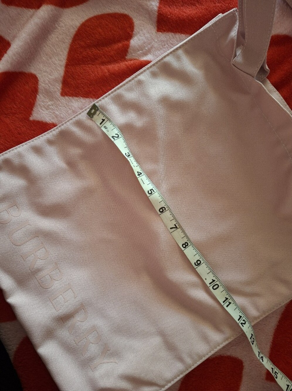 Burberry Pink Logo Tote Bag - Picture 4 of 6